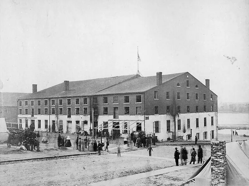 Libby Prison in 1865