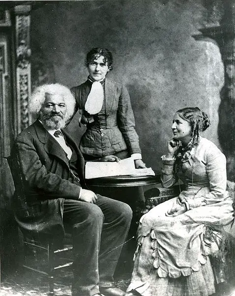Frederick Douglass with wife Helen Pitt