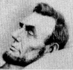 Post Mortem photo of Abe Lincoln in 1865