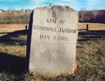 Grave of Stonewall Jackson\'s amputated arm