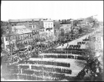 Abe Lincoln\'s Funeral Procession on Pennsylvannia Avenue in 1865