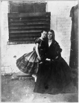 Rose O\'Neal Greenhow - Confederate Spy - with her daughter Rose in the Old Capital Prison in 1862
