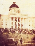Jefferson Davis\' Inauguration in 1861
