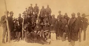 Buffalo Soldiers of the 25th Regiment in 1890