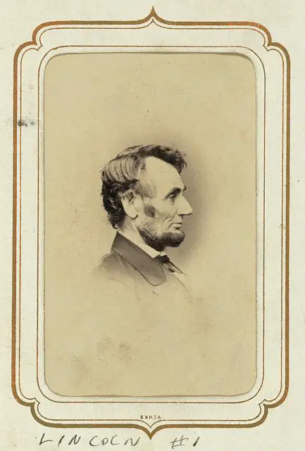 Abraham Lincoln photographed by Anthony Berger on February 9, 1864