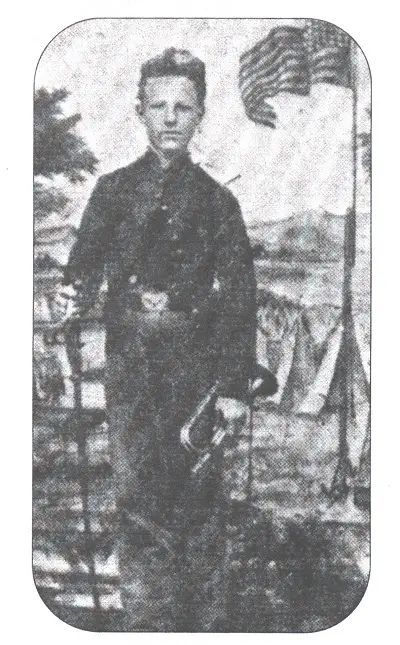 John Cook, a 15-year-old Union bugler who earned the Medal of Honor during the Battle of Antietam