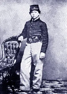 Orion Perseus Howe, 14-year-old drummer boy and Medal of Honor recipient, circa 1863