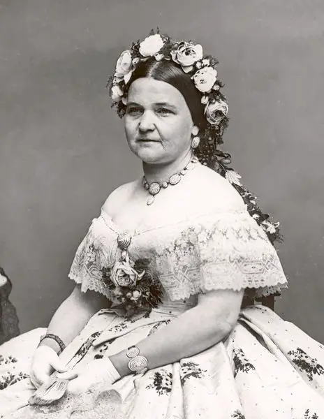 Mary Todd Lincoln, photographed by Mathew Brady, circa 1861