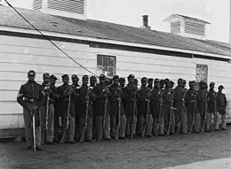 Company E, 4th United States Colored Infantry at Fort Lincoln on November 17, 1865
