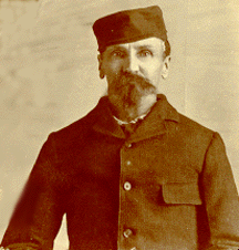 Alfred Packer in prison, circa 1874